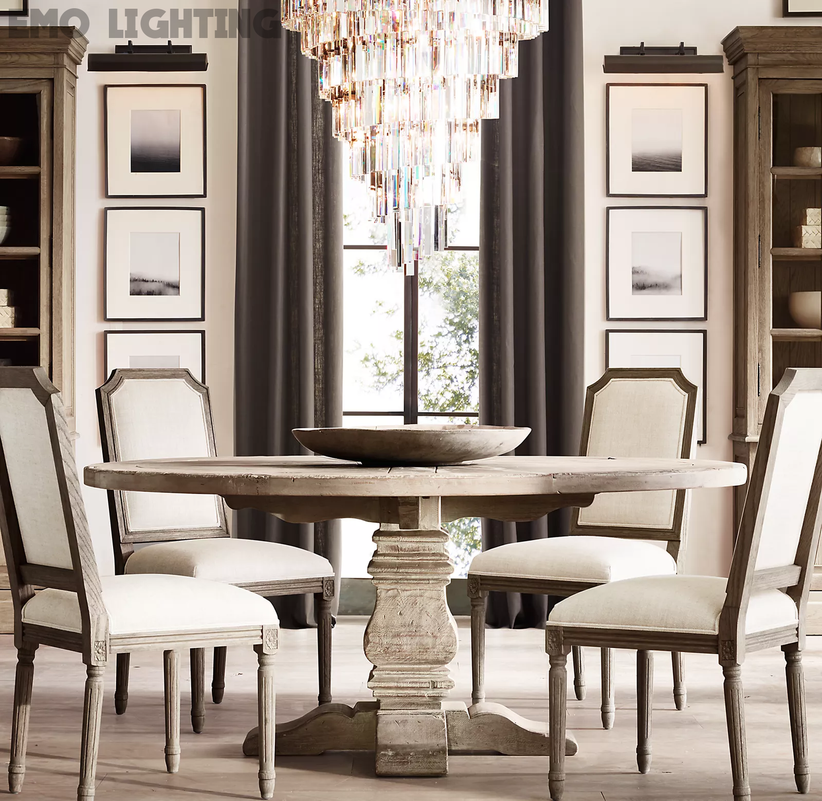 Odeon Spiral Crystal Chandelier 36"- 70"-Momo Lighting