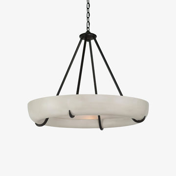 Orion Alabaster Chandelier D33.5"