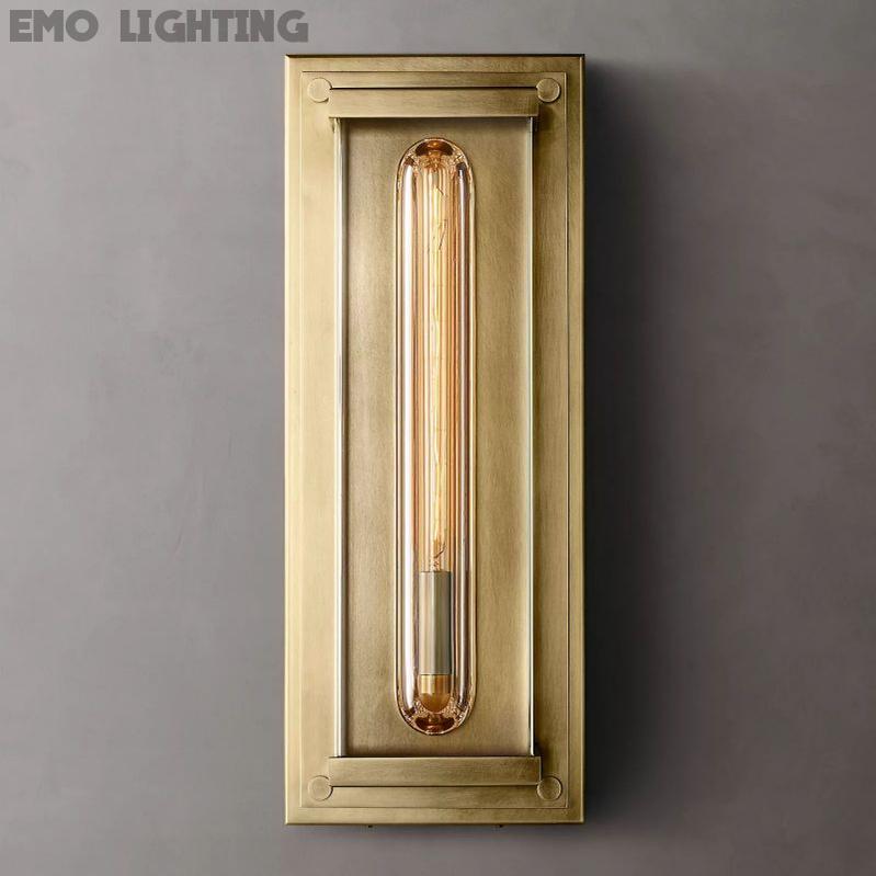 Outdoor Rectangular Grand Wall Sconce - thebelacan