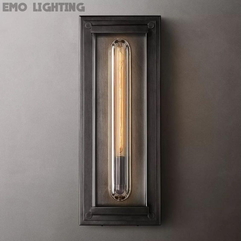 Outdoor Rectangular Grand Wall Sconce - thebelacan