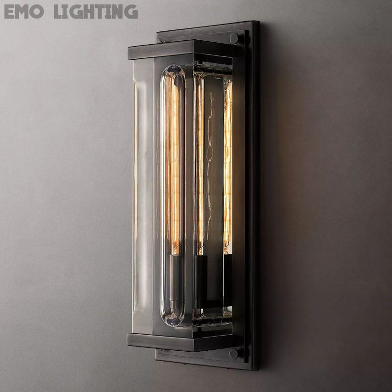 Outdoor Rectangular Grand Wall Sconce - thebelacan