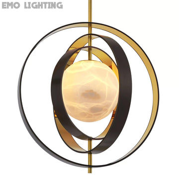 Ambrose Modern Alabaster Pendant Chandelier