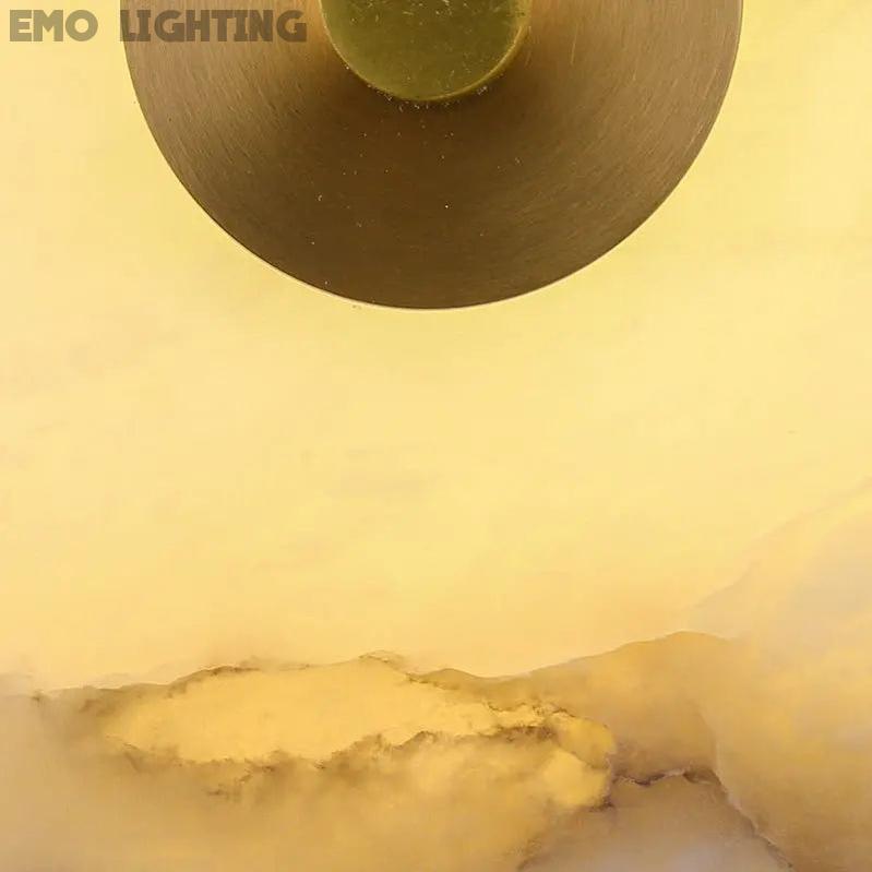 Alabaster Round Pendant Lights Living Room    Pendant [product_tags] Fabtiko