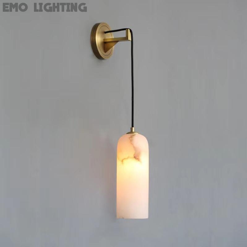 Petra Modern Alabaster Wall Sconce