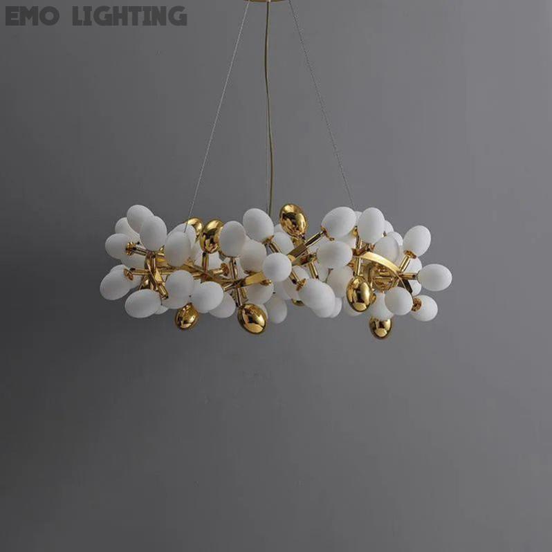 Pretty Grape Circle Branch Chandelier - thebelacan