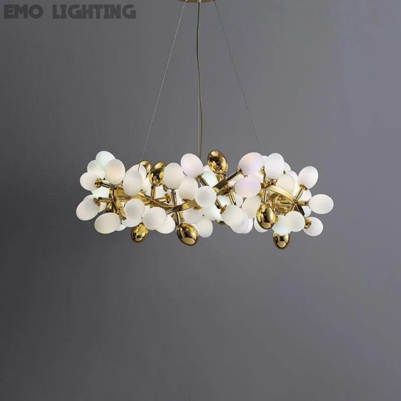 Pretty Grape Circle Branch Chandelier - thebelacan