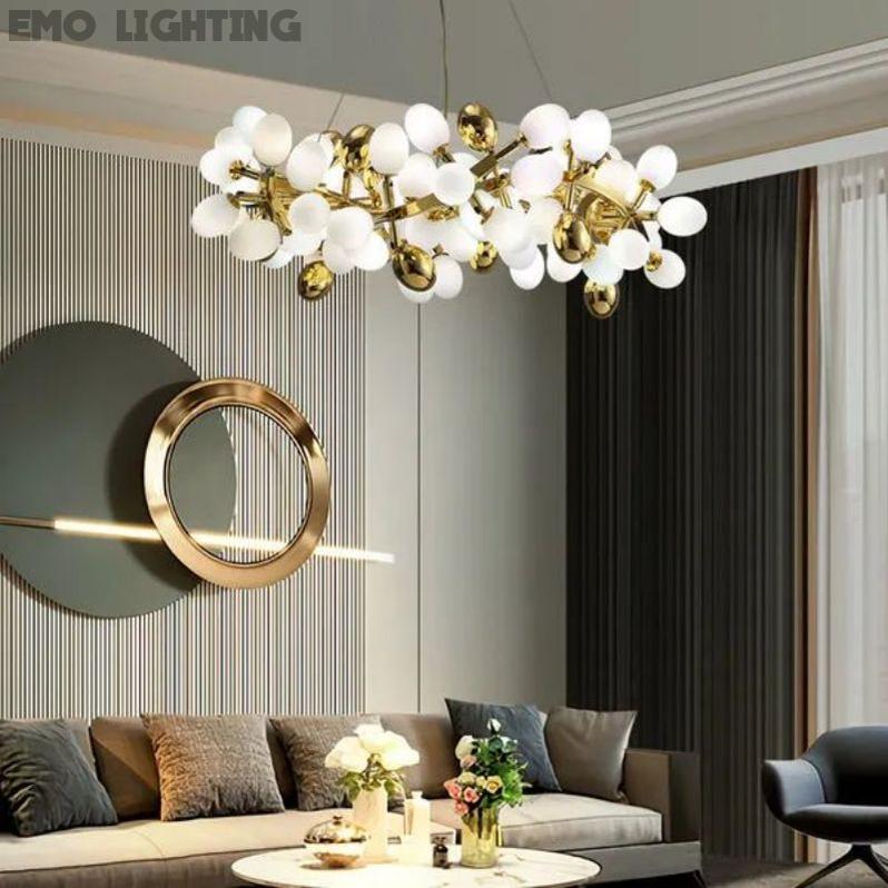 Pretty Grape Circle Branch Chandelier - thebelacan