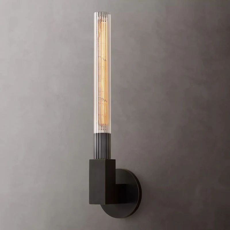 Cannel Glass Wall Sconce