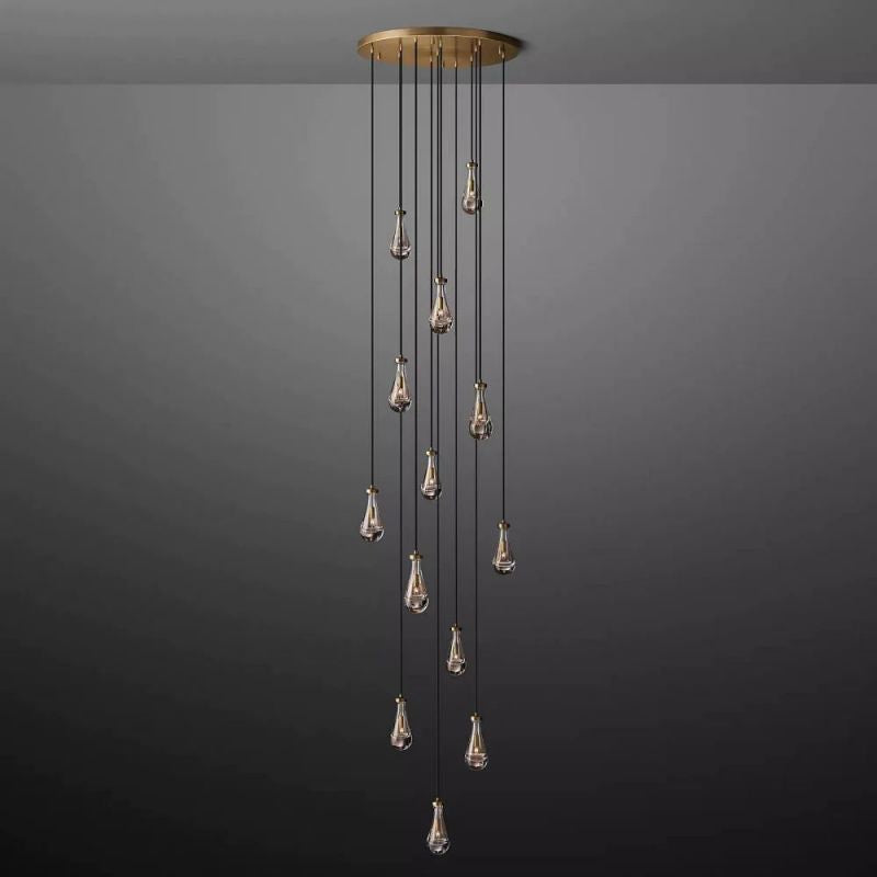 Rain Round Chandelier 36"