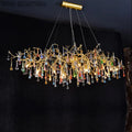 Ran Colorful Crystal Dining Branch Chandelier - thebelacan