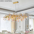 Ran Colorful Crystal Dining Branch Chandelier - thebelacan