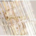 Rhea Golden Modern Crystal Chandelier - thebelacan