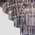 Rhea Spiral Tierd Crystal Chandelier - thebelacan