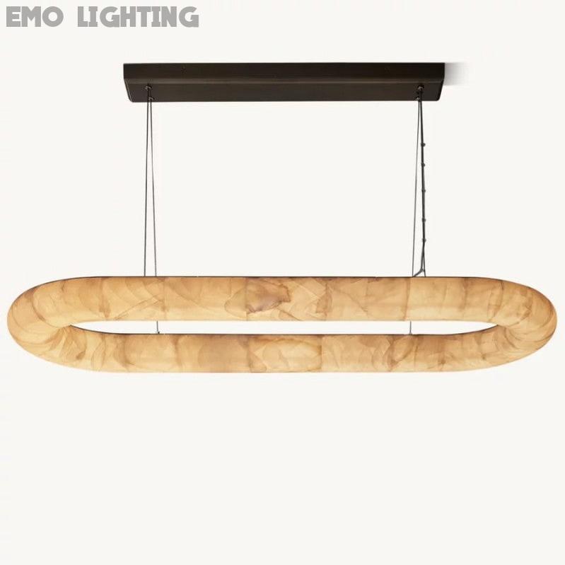 Rivage Lisse Oval Chandelier 57″