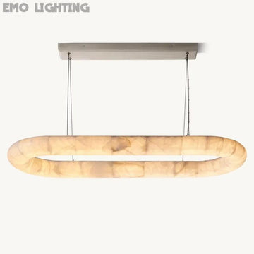 Rivage Lisse Oval Chandelier 57″