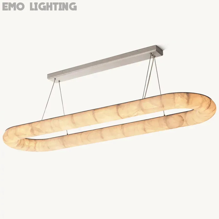 Rivage Lisse Oval Chandelier 74″