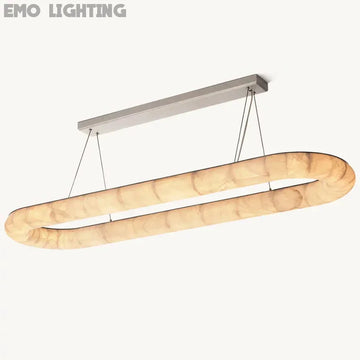 Rivage Lisse Oval Chandelier 74″