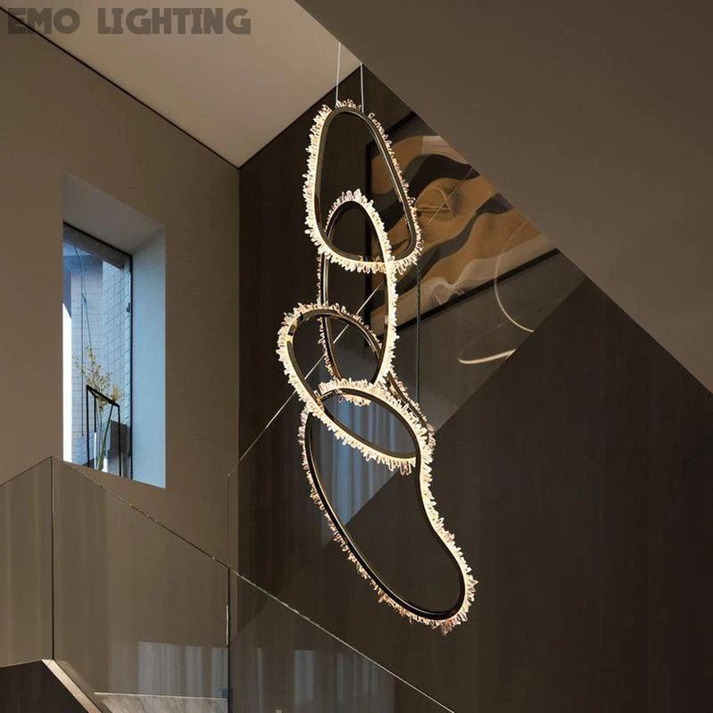 Rock Crystal Irregular Round Chandelier - valleylamps