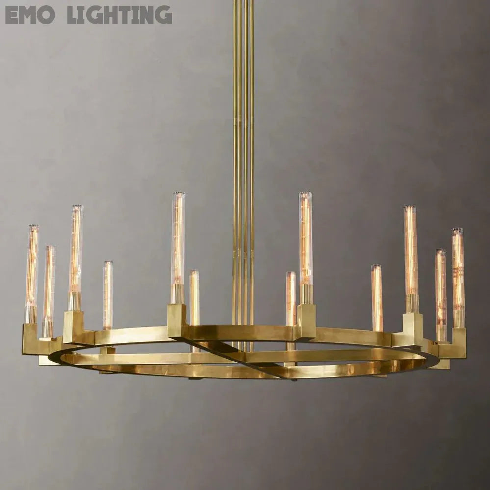 Cannele de Round Chandelier 60"