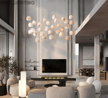 Alabaster Maeva Rectangular Chandelier
