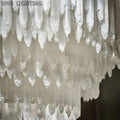 Selenite Crystal Rectangular Chandelier 72