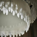 Selenite Crystal Round Pendant Chandelier 31.5