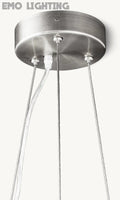 Selenite Crystal Round Pendant Chandelier 31.5