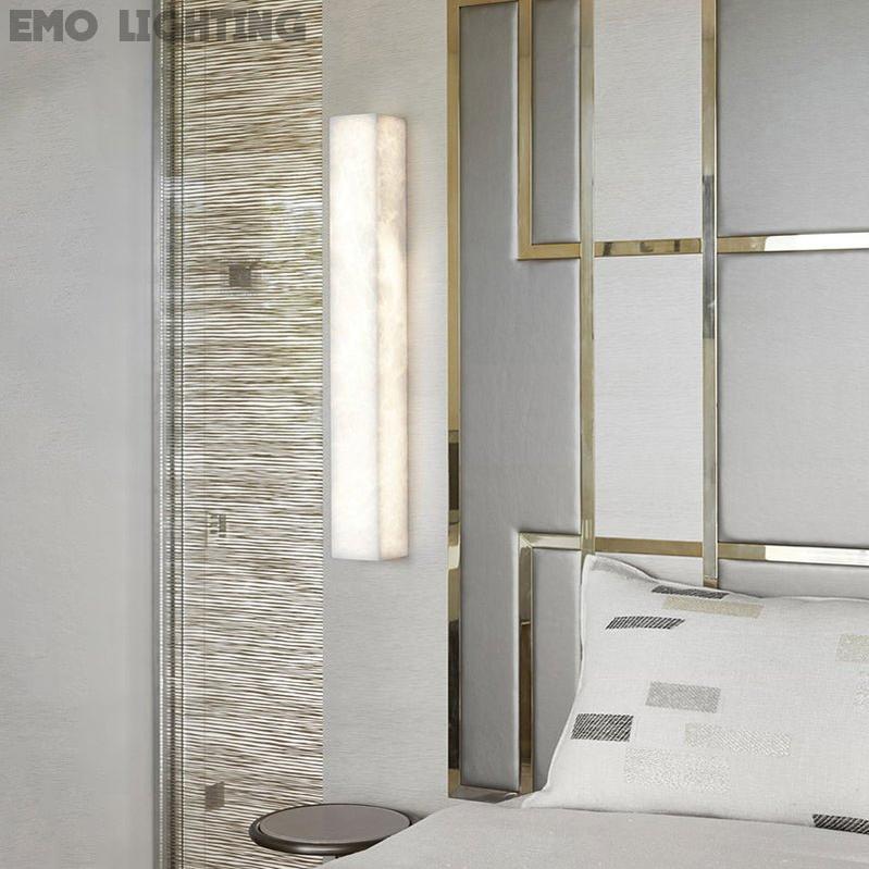 Chloe Indoor Kitchen Island Alabaster Wall Light