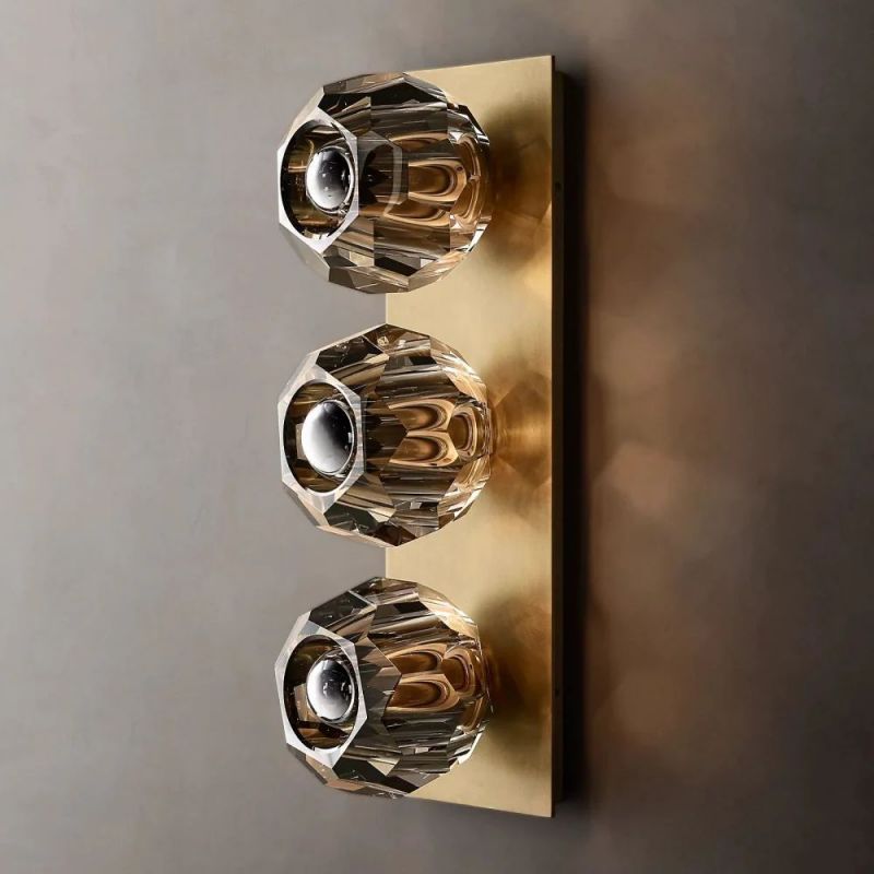 Boule Linear Crystal Sconce