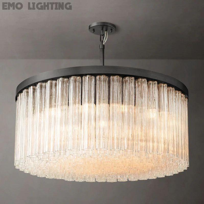 Cielo Glass Round Chandelier 48”