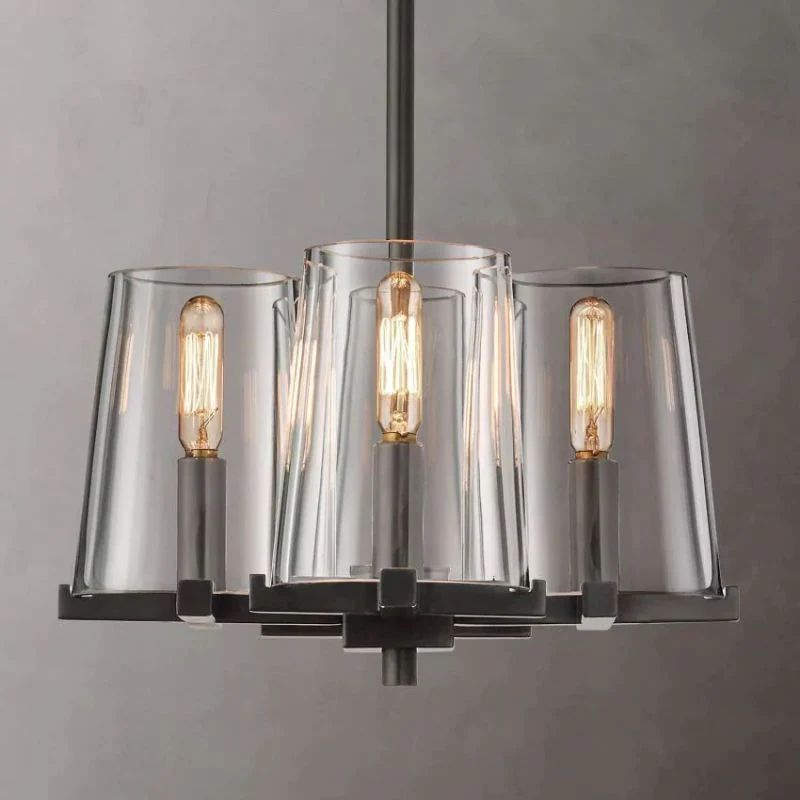 Pauillac Glass 4-Lights Pendant