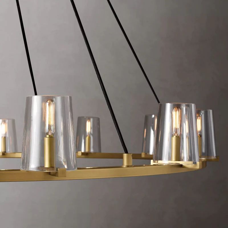 Pauillac Glass Round Chandelier 60"