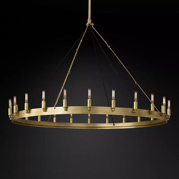 Camino Vintage Filament Round Chandelier 50‘’D