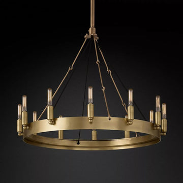 Camino Vintage Filament Round Chandelier 26''D