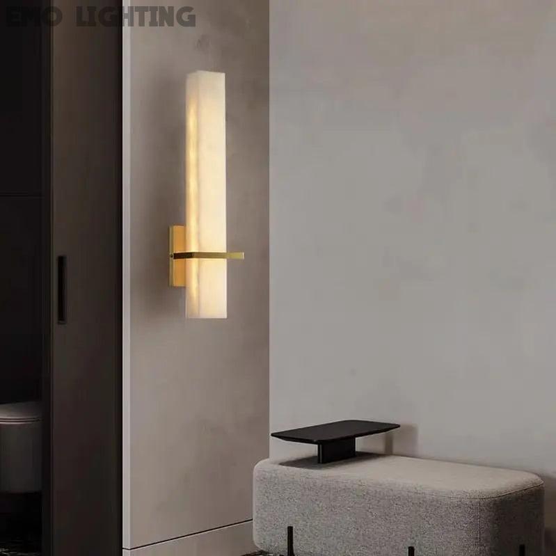 Alabaster Bedroom Wall Sconces Light Fixture    Wall Sconce [product_tags] Fabtiko