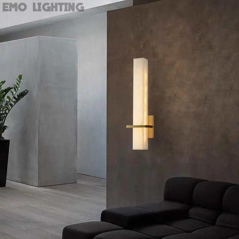 Alabaster Bedroom Wall Sconces Light Fixture    Wall Sconce [product_tags] Fabtiko