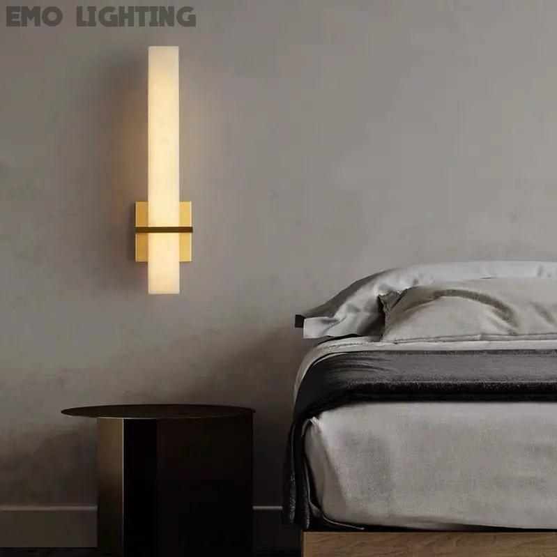 Alabaster Bedroom Wall Sconces Light Fixture    Wall Sconce [product_tags] Fabtiko