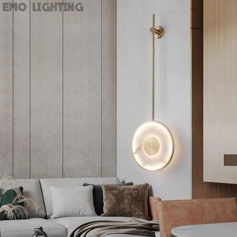 Alabaster Bedside Wall Mounted Lamps    Wall Sconce [product_tags] Fabtiko
