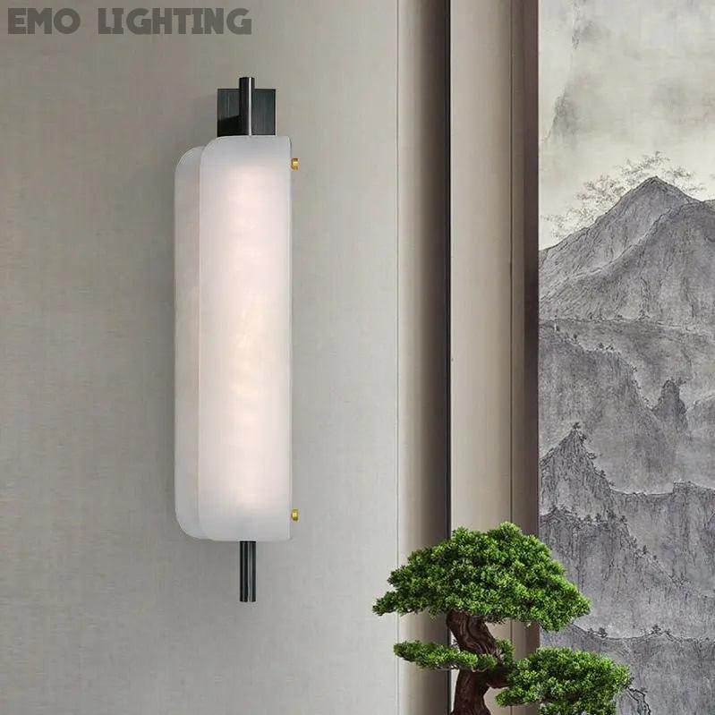 Alabaster Linear Wall Sconce Modern Style B   Wall Sconce [product_tags] Fabtiko