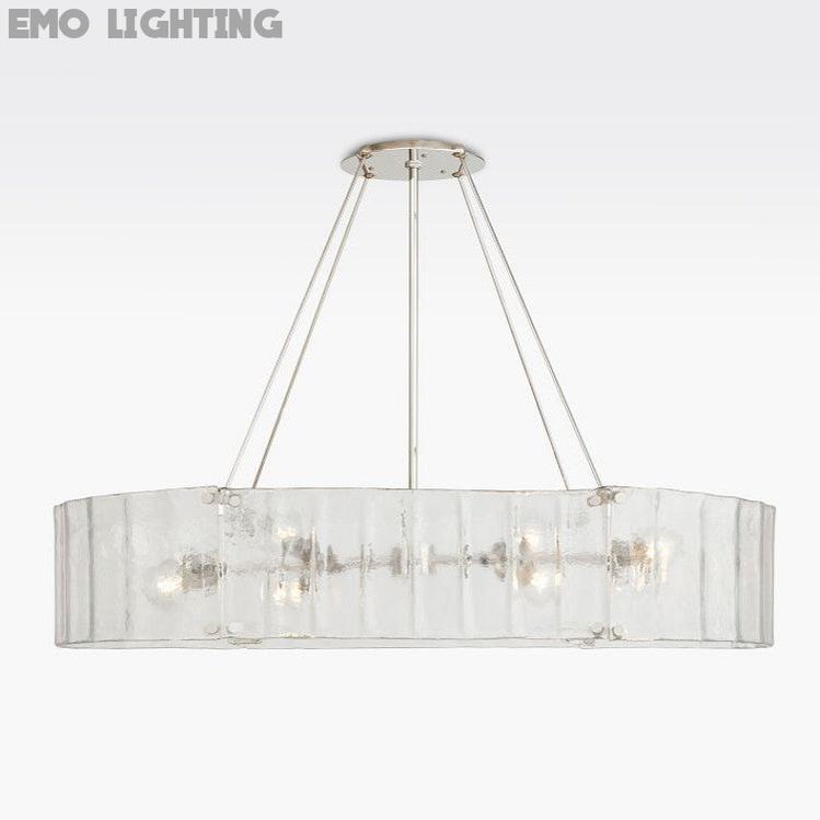 Willamette Oval Crystal Chandelier 48" - thebelacan
