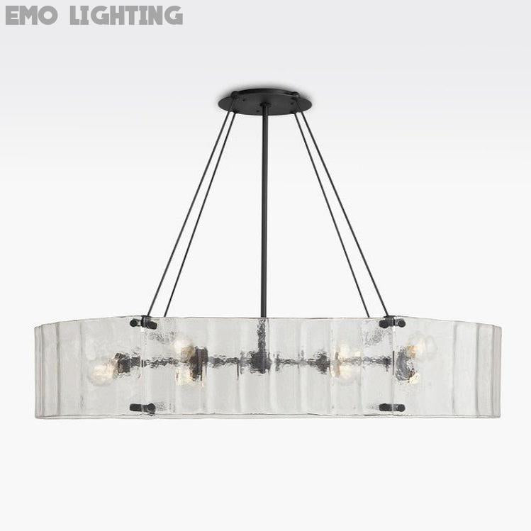 Willamette Oval Crystal Chandelier 48" - thebelacan