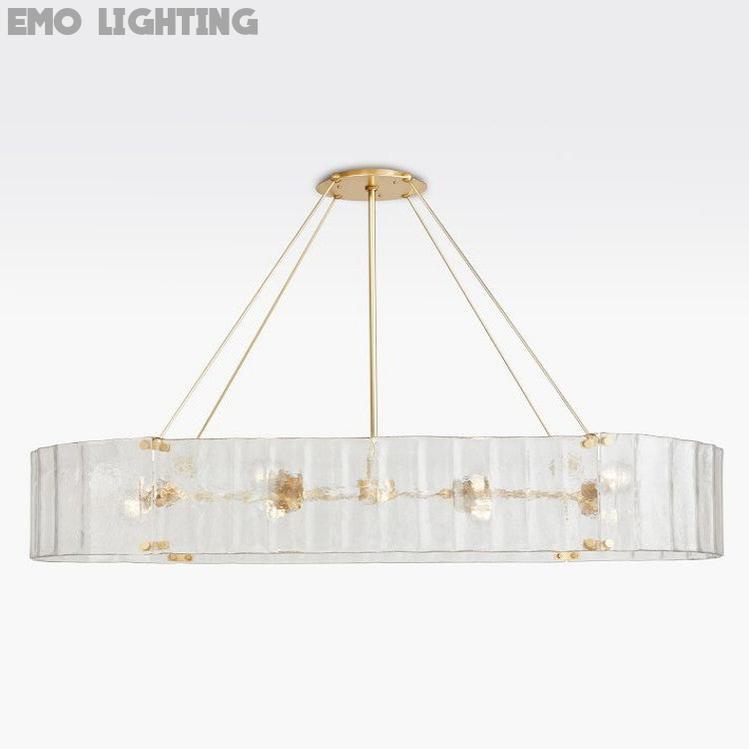 Willamette Oval Crystal Chandelier 60" - thebelacan