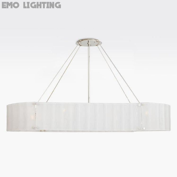 Willamette Oval Crystal Chandelier 60" - thebelacan