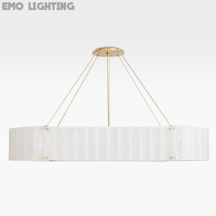 Willamette Oval Crystal Chandelier 60" - thebelacan