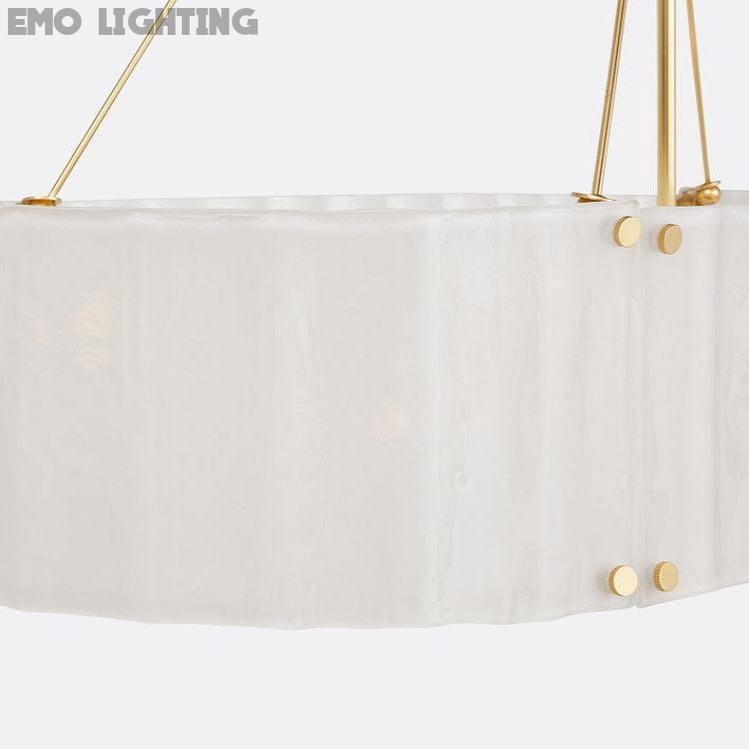 Willamette Oval Crystal Chandelier 60" - thebelacan