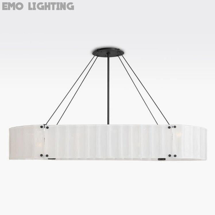 Willamette Oval Crystal Chandelier 60" - thebelacan