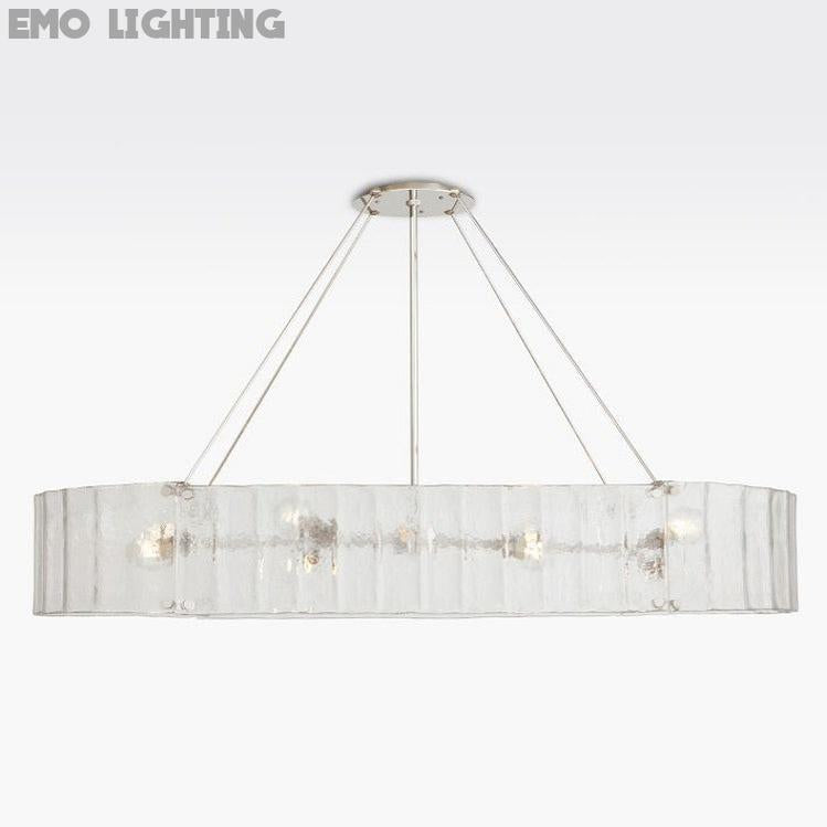 Willamette Oval Crystal Chandelier 60" - thebelacan