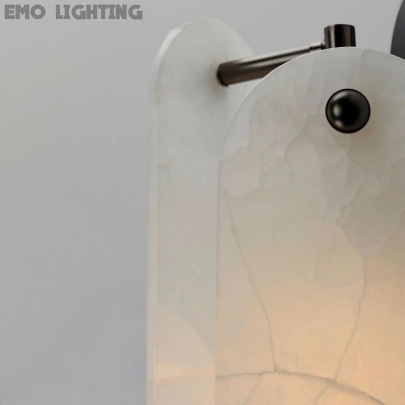 Studio M Alabaster Megalith Wall Sconce