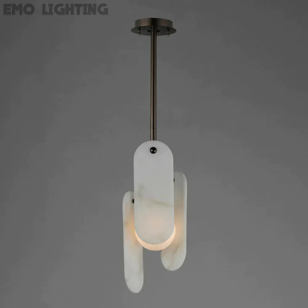 Studio M Alabaster Megalith Single Pendant