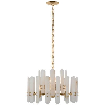 Aerin Bonnington Alabaster Round chandelier 24''W